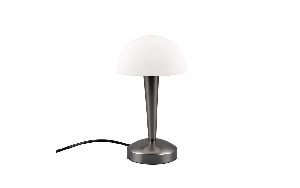 HLW LED LED Table Lamp - Trion Candin - E14 Fitting - Warm White 3000K - Black/Chrome HLW LED LED Table Lamp - Trion Candin - E14 Fitting - Warm White 3000K - Black/Chrome