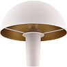 Mat witte LED tafellamp met E14 fitting, 4.9W vermogen en warm wit licht van 3000K