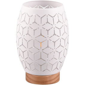 LED Tafellamp Trion Dabi - Mat Wit, Metaal, E27 Fitting LED Tafellamp Trion Dabi - Mat Wit, Metaal, E27 Fitting