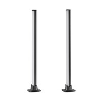 LED Table Lamp - Trion Toy - 5W - RGBW - Dimmable - Remote Control - Round - Black - Metal