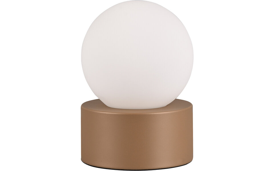 HLW LED LED Table Lamp - Table Lighting - Trion Tesso - E14 Fitting - Round - Coffee - Metal HLW LED LED Table Lamp - Table Lighting - Trion Tesso - E14 Fitting - Round - Coffee - Metal