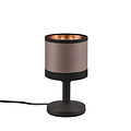 LED Table Lamp - Table Lighting - Trion Vamos - E14 Fitting - Round - Matte Black - Metal