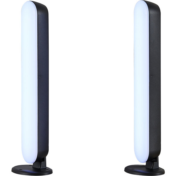 HLW LED LED GAME Tafellamp Trion Gimma - Dimbaar RGBW 2.5W Zwart Kunststof