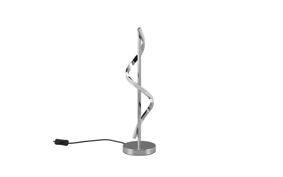 HLW LED LED Tafellamp - Trion Annabel - 8.5W - Natuurlijk Wit 4000K - Glans Chroom - Metaal