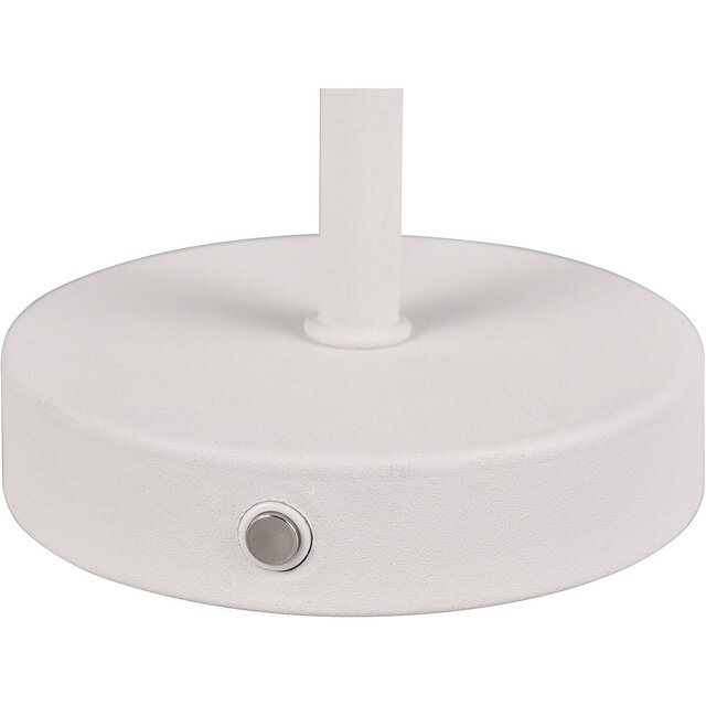 HLW LED LED Tafellamp en Metalen  Mat Wit met Warm Wit 2700K–3000K, 5W LED