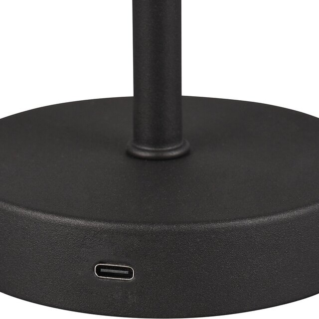 HLW LED LED Table Lamp and Metal | Black & White and | Warm White 2700K–3000K 5W LED HLW LED LED Table Lamp and Metal | Black & White and | Warm White 2700K–3000K 5W LED