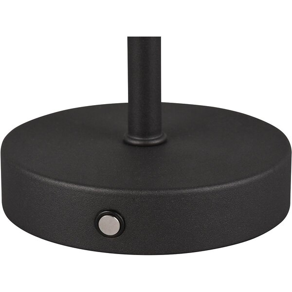 HLW LED LED Tafellamp en Metalen  | Zwarte & Witte en | Warm Wit 2700K–3000K 5W LED