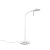 LED Table Lamp - Trion Amon - 12W - Adjustable Color - Dimmable - Round - Matte White - Metal