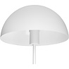 Ronde mat witte LED tafellamp van metaal met E27 fitting en diameter van 30 cm Ronde mat witte LED tafellamp van metaal met E27 fitting en diameter van 30 cm