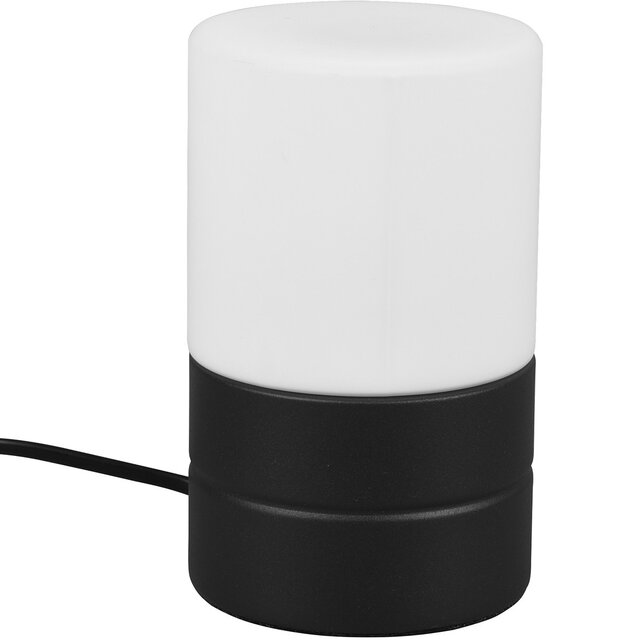 LED Tafellamp - Tafelverlichting - Trion Ria - E14 Fitting - Rond - Mat Zwart - Metaal Verlichting per ruimte LED Tafellamp - Tafelverlichting - Trion Ria - E14 Fitting - Rond - Mat Zwart - Metaal Verlichting per ruimte