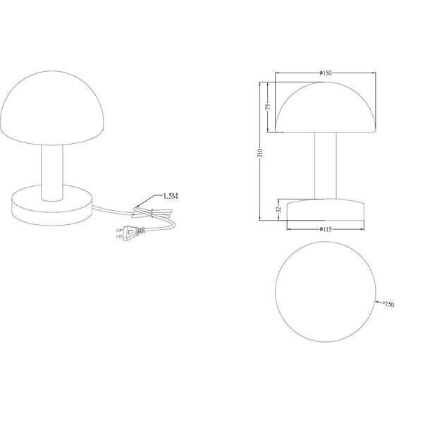 HLW LED LED Tafellamp Trion Nini - Metalen & Glazen in Wit Geborsteld Glas HLW LED LED Tafellamp Trion Nini - Metalen & Glazen in Wit Geborsteld Glas