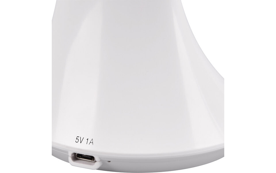 HLW LED LED Bureaulamp - Trion Taty - 4W - Natuurlijk Wit 4000K - Oplaadbare batterijen - Wit - Kunststof HLW LED LED Bureaulamp - Trion Taty - 4W - Natuurlijk Wit 4000K - Oplaadbare batterijen - Wit - Kunststof