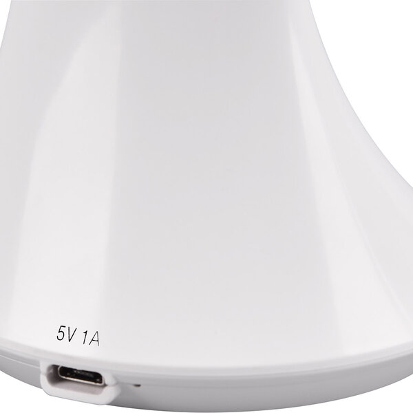 HLW LED Trion Taty LED Bureaulamp 4W met Stoffen Kap, Neutraal Wit en Oplaadbare Batterijen