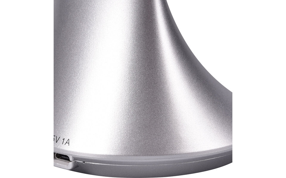 HLW LED LED Desk Lamp - Trion Taty - 4W - Natural White 4000K - Rechargeable batteries - Titanium - Plastic