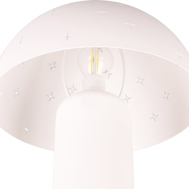 HLW LED LED Tafellamp - Trion Ates - E14 Fitting - 1 lichtpunt - Max 28W - Mat Wit - Metaal