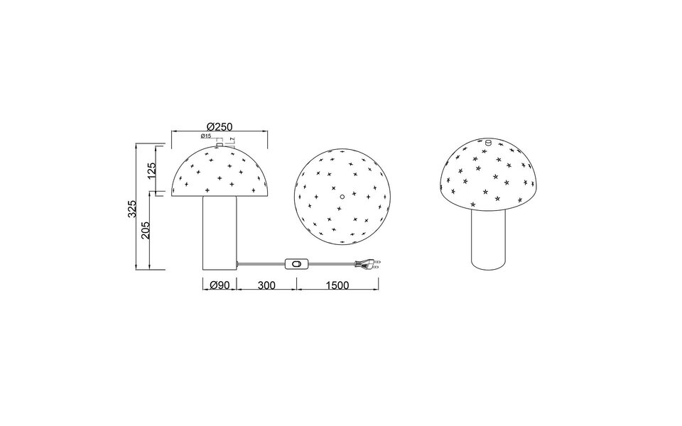 HLW LED LED Table Lamp - Trion Ates - E14 Fitting - 1 light point - Max 28W - Matte White - Metal