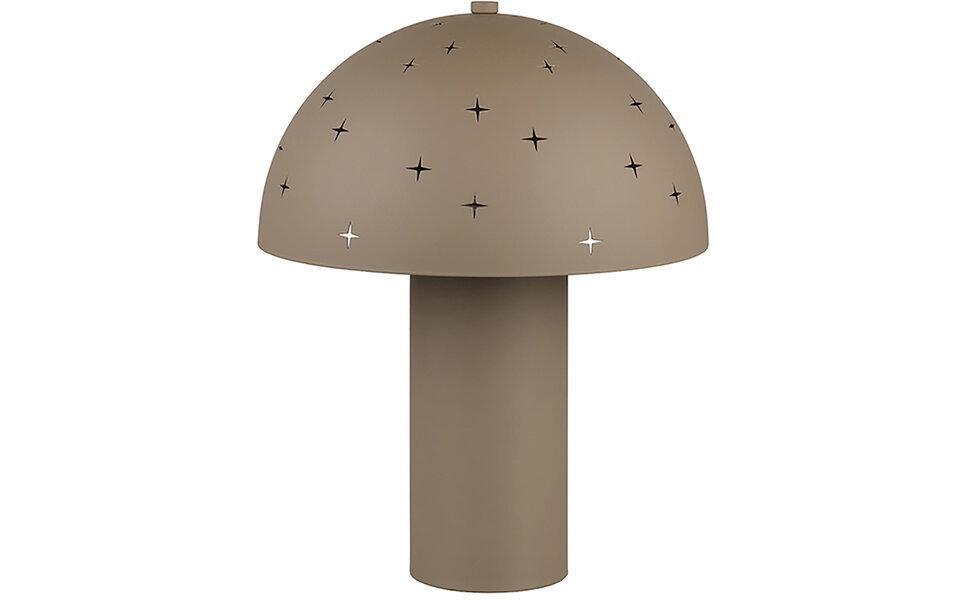 HLW LED LED Table Lamp - Trion Ates - E14 Fitting - 1 light point - Max 28W - Taupe - Metal HLW LED LED Table Lamp - Trion Ates - E14 Fitting - 1 light point - Max 28W - Taupe - Metal