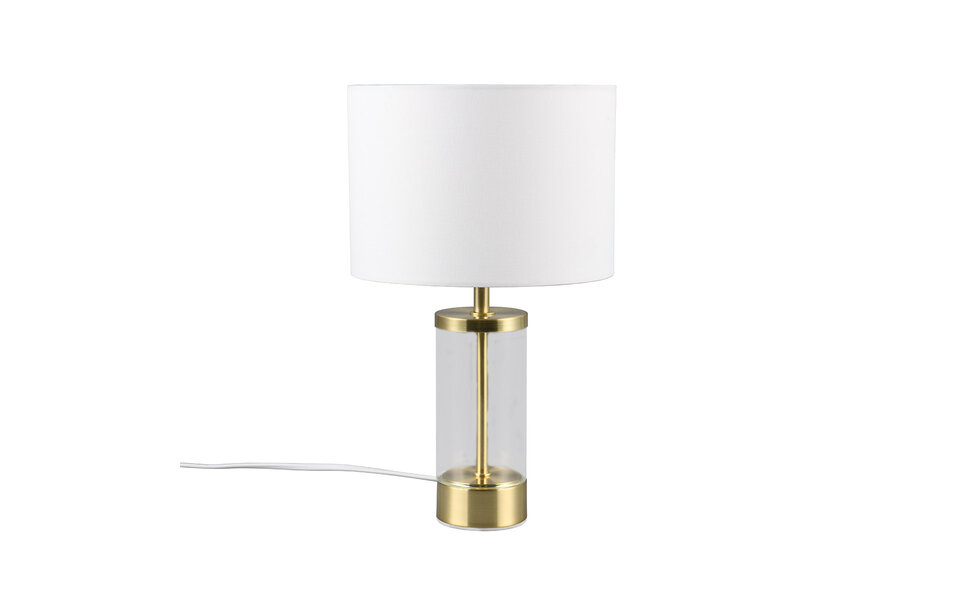 HLW LED LED Table Lamp - Trion Raziye - E14 Fitting - 1 light source - Max 25W - Matte Brass - Metal HLW LED LED Table Lamp - Trion Raziye - E14 Fitting - 1 light source - Max 25W - Matte Brass - Metal