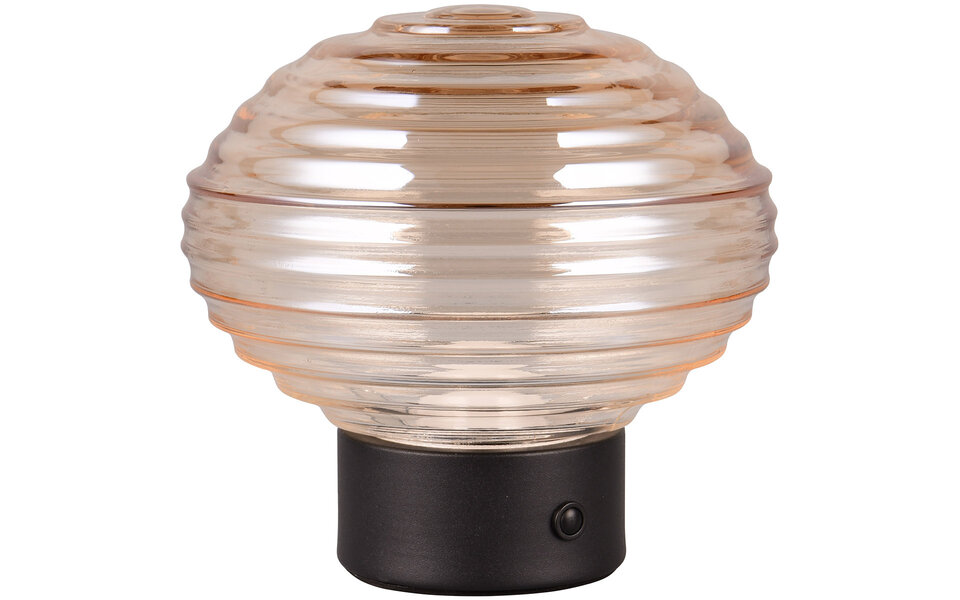 HLW LED LED Table Lamp - Trion Rali - 1.5W - Warm White 3000K - Rechargeable batteries - Oval - Matte Black - Metal HLW LED LED Table Lamp - Trion Rali - 1.5W - Warm White 3000K - Rechargeable batteries - Oval - Matte Black - Metal