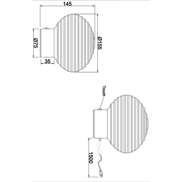 HLW LED LED Tafellamp & Metalen - Warm Wit 2700K-3000K, 5W LED in Wit & Goud HLW LED LED Tafellamp & Metalen - Warm Wit 2700K-3000K, 5W LED in Wit & Goud