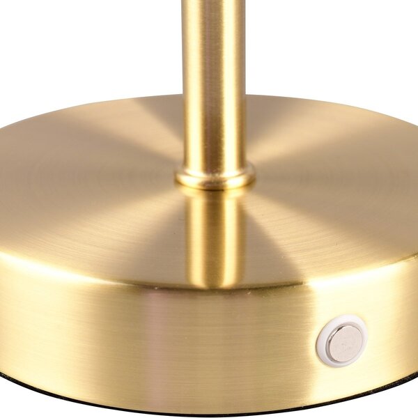 HLW LED LED Tafellamp & | Witte & Gouden Metalen | Warm Wit 2700K-3000K | 5W LED HLW LED LED Tafellamp & | Witte & Gouden Metalen | Warm Wit 2700K-3000K | 5W LED