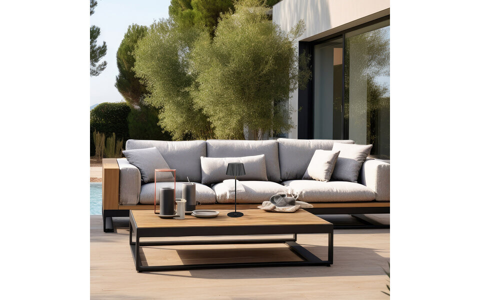 HLW LED LED Table Lamp - Trion Uraz - 1.5W - Warm White 3000K - Rechargeable Batteries - Red - Metal