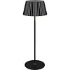 LED Table Lamp - Trion Uraz - 1.5W - Warm White 3000K - Rechargeable batteries - Matte Black - Metal