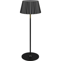 LED Table Lamp - Trion Uraz - 1.5W - Warm White 3000K - Rechargeable batteries - Matte Black - Metal
