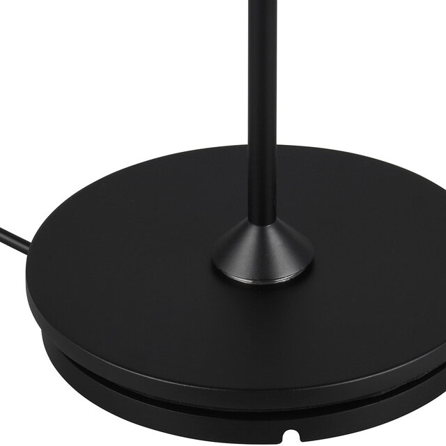 HLW LED LED Table Lamp - Trion Uraz - 1.5W - Warm White 3000K - Rechargeable batteries - Matte Black - Metal