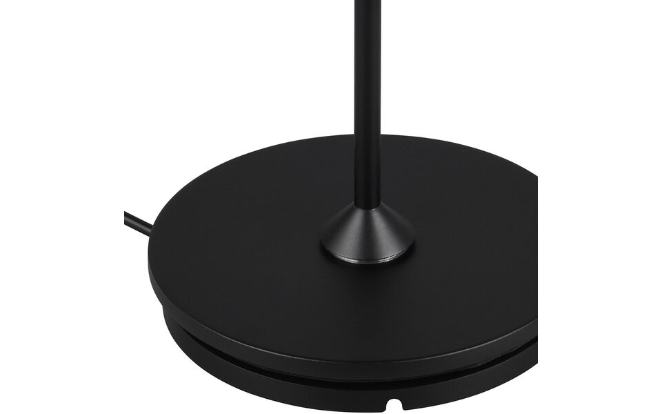 HLW LED LED Table Lamp - Trion Uraz - 1.5W - Warm White 3000K - Rechargeable batteries - Matte Black - Metal