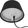HLW LED LED Tafellamp - Trion Uraz - 1.5W - Warm Wit 3000K - Oplaadbare batterijen - Mat Zwart - Metaal