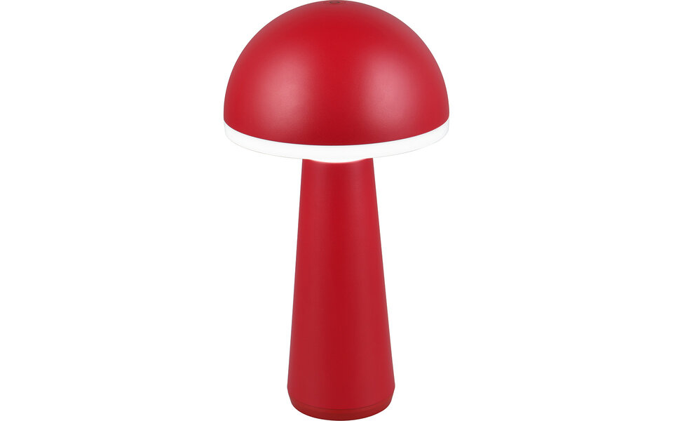 HLW LED LED Table Lamp - Trion Lungo - 2W - Adjustable color - Rechargeable batteries - Red - Cast Aluminum HLW LED LED Table Lamp - Trion Lungo - 2W - Adjustable color - Rechargeable batteries - Red - Cast Aluminum