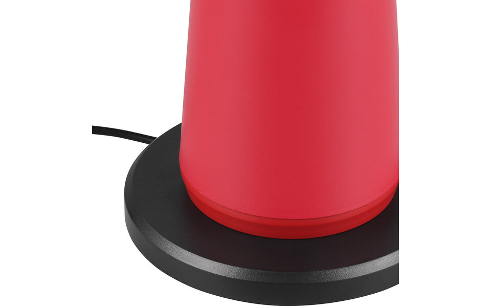 HLW LED LED Table Lamp - Trion Lungo - 2W - Adjustable color - Rechargeable batteries - Red - Cast Aluminum HLW LED LED Table Lamp - Trion Lungo - 2W - Adjustable color - Rechargeable batteries - Red - Cast Aluminum