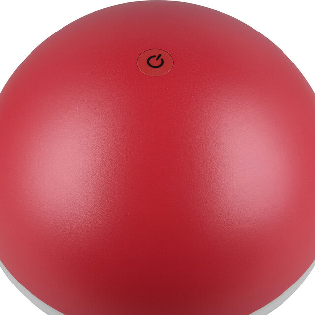 HLW LED LED Tafellamp - Trion Lungo - 2W - Aanpasbare kleur - Oplaadbare batterijen - Rood - Gegoten Aluminium