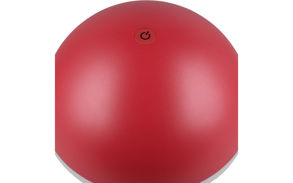 HLW LED LED Tafellamp - Trion Lungo - 2W - Aanpasbare kleur - Oplaadbare batterijen - Rood - Gegoten Aluminium