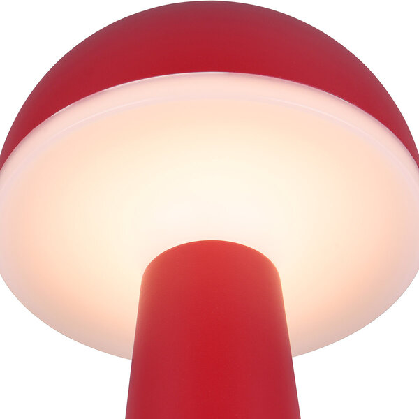 HLW LED LED Tafellamp Trion Lungo 2W - Rood, Gegoten Aluminium, Aanpasbare Kleur & Oplaadbare Batterijen HLW LED LED Tafellamp Trion Lungo 2W - Rood, Gegoten Aluminium, Aanpasbare Kleur & Oplaadbare Batterijen