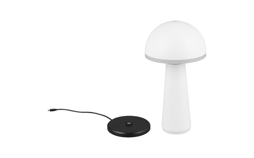 HLW LED LED Tafellamp - Trion Lungo - 2W - Aanpasbare kleur - Oplaadbare batterijen - Wit - Gegoten Aluminium HLW LED LED Tafellamp - Trion Lungo - 2W - Aanpasbare kleur - Oplaadbare batterijen - Wit - Gegoten Aluminium