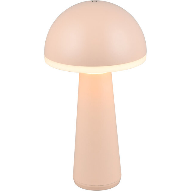 HLW LED LED Tafellamp - Trion Lungo - 2W - Aanpasbare kleur - Oplaadbare batterijen - Taupe - Gegoten Aluminium