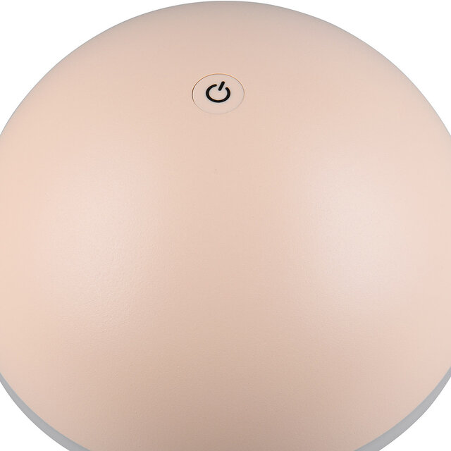 HLW LED LED Tafellamp - Trion Lungo - 2W - Aanpasbare kleur - Oplaadbare batterijen - Taupe - Gegoten Aluminium