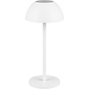 LED Tafellamp & Witte met Stoffen Kap - Warm Wit 7W LED LED Tafellamp & Witte met Stoffen Kap - Warm Wit 7W LED