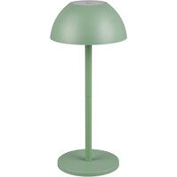 LED Table Lamp - Trion Rado - 1.7W - Warm White 3000K - Rechargeable batteries - Pistachio green - Plastic