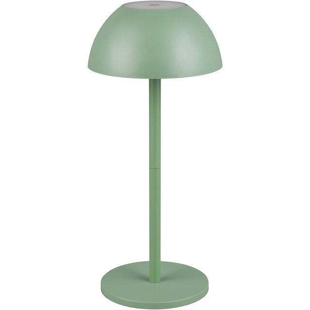 LED Tafellamp - Trion Rado - 1.7W - Warm Wit 3000K - Oplaadbare batterijen - Pistachegroen - Kunststof Verlichting per ruimte LED Tafellamp - Trion Rado - 1.7W - Warm Wit 3000K - Oplaadbare batterijen - Pistachegroen - Kunststof Verlichting per ruimte