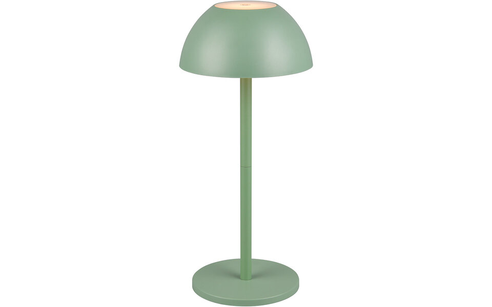 HLW LED LED Table Lamp - Trion Rado - 1.7W - Warm White 3000K - Rechargeable batteries - Pistachio green - Plastic HLW LED LED Table Lamp - Trion Rado - 1.7W - Warm White 3000K - Rechargeable batteries - Pistachio green - Plastic