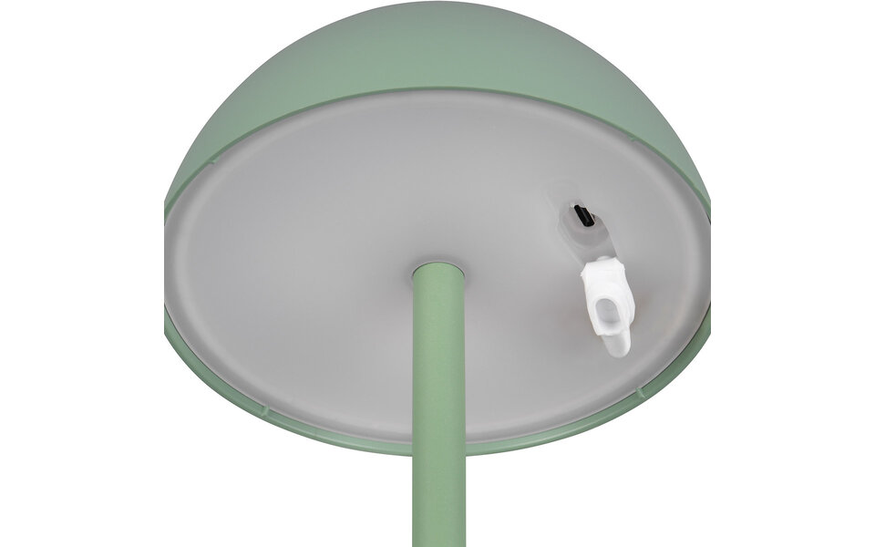 HLW LED LED Table Lamp - Trion Rado - 1.7W - Warm White 3000K - Rechargeable batteries - Pistachio green - Plastic HLW LED LED Table Lamp - Trion Rado - 1.7W - Warm White 3000K - Rechargeable batteries - Pistachio green - Plastic