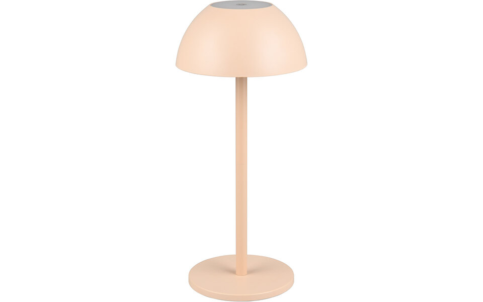 HLW LED LED Table Lamp - Trion Rado - 1.7W - Warm White 3000K - Rechargeable batteries - Taupe - Plastic