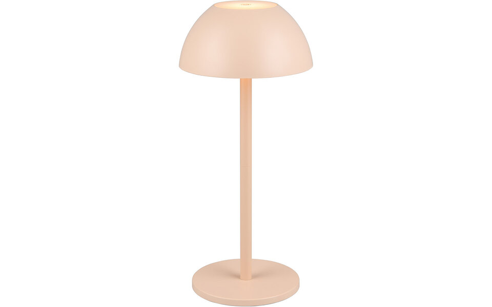 HLW LED LED Table Lamp - Trion Rado - 1.7W - Warm White 3000K - Rechargeable batteries - Taupe - Plastic