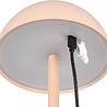 HLW LED LED Table Lamp - Trion Rado - 1.7W - Warm White 3000K - Rechargeable batteries - Taupe - Plastic