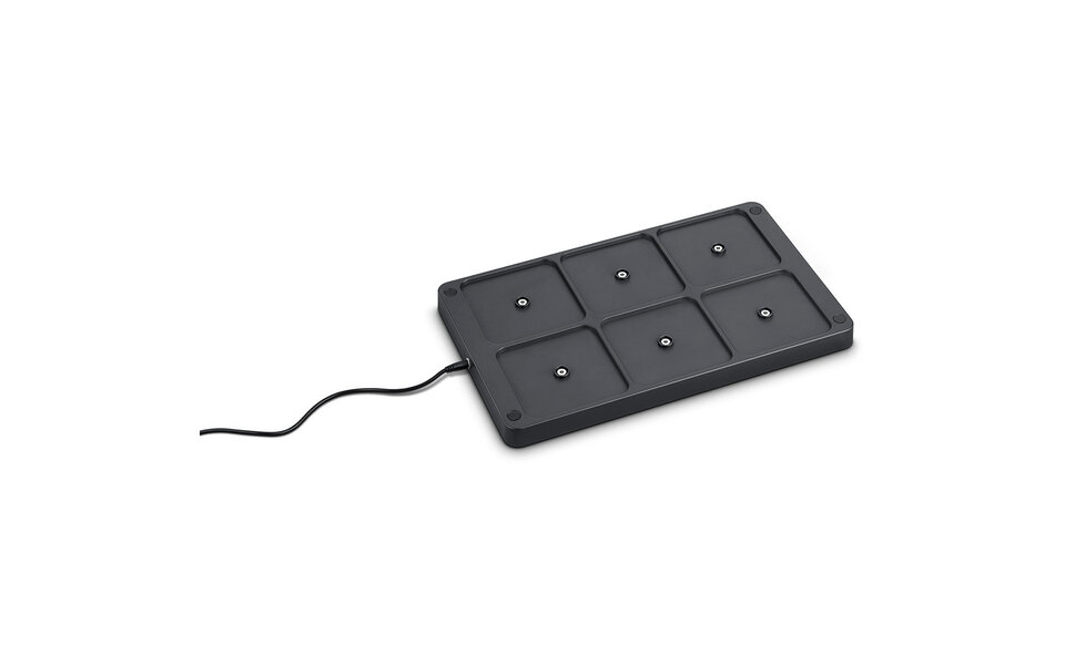 HLW LED LED Tafellamp - Trion Andez - 1.5W - 6 Lichtpunten - Aanpasbare kleur - Oplaadbare batterijen - Mat Wit - Kunststof