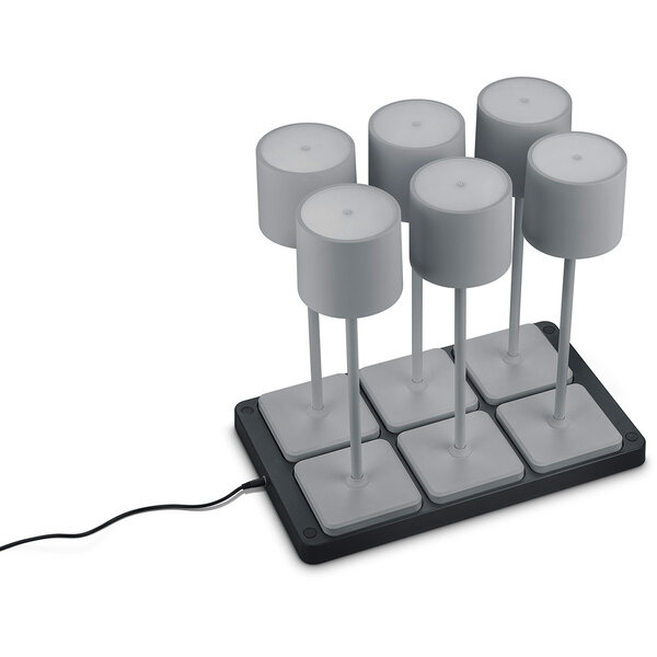 HLW LED Moderne LED Tafellamp en 5W met Stoffen Kap en Aanpasbare Kleur HLW LED Moderne LED Tafellamp en 5W met Stoffen Kap en Aanpasbare Kleur