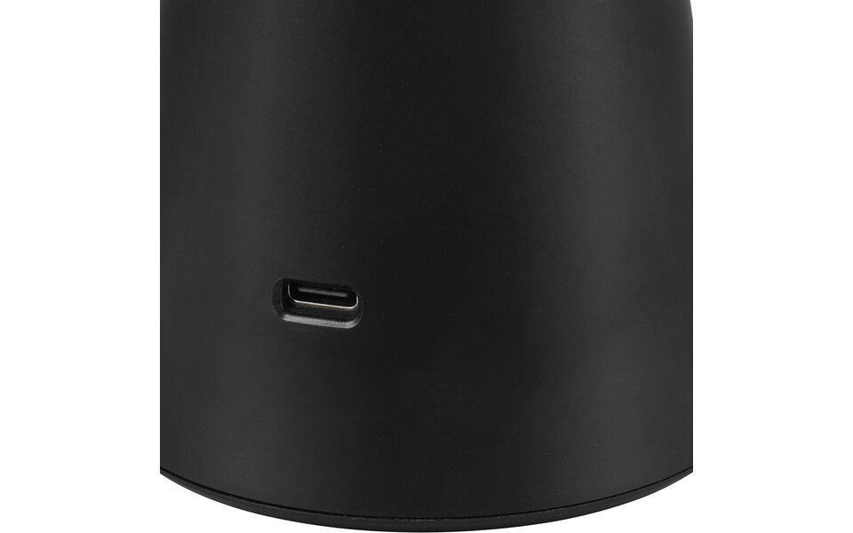 HLW LED LED Table Lamp - Trion Rezo - 2W - Adjustable Color - Rechargeable batteries - Matte Black - Plastic